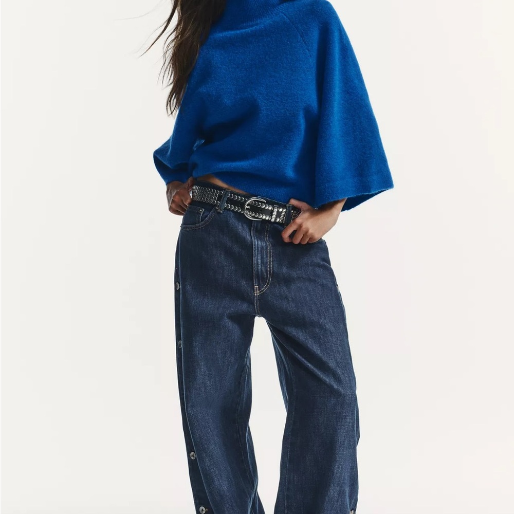 Wide Knit Sleeve Jumper